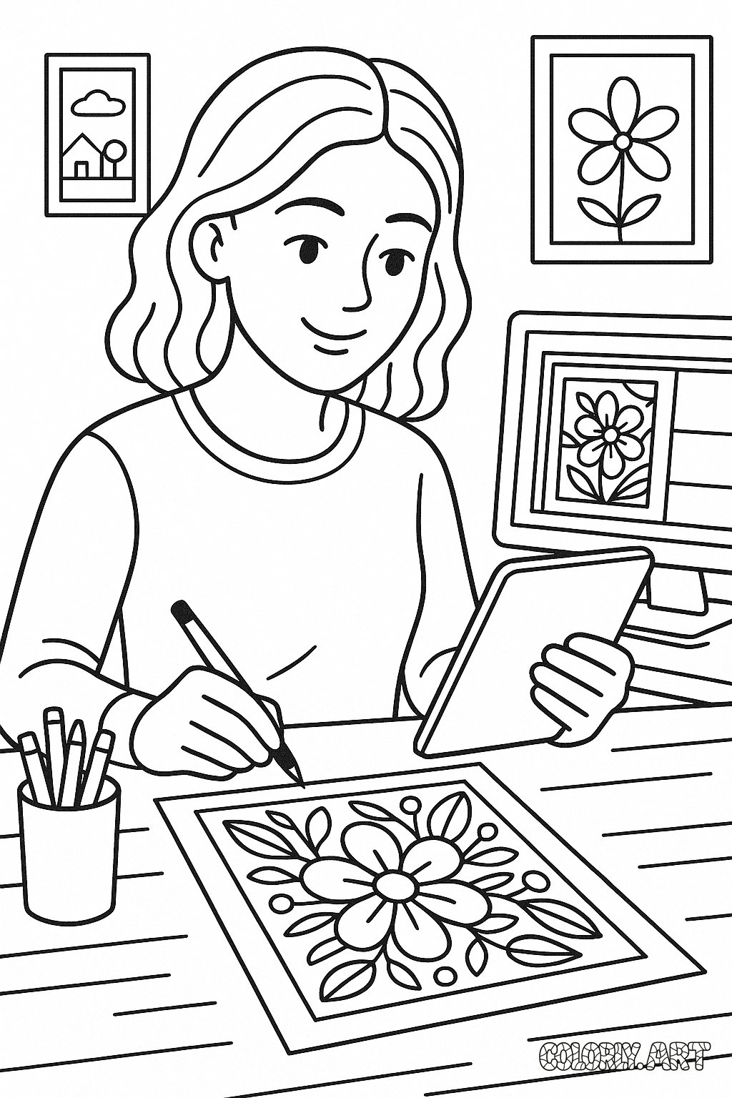 Coloring Community Connection 