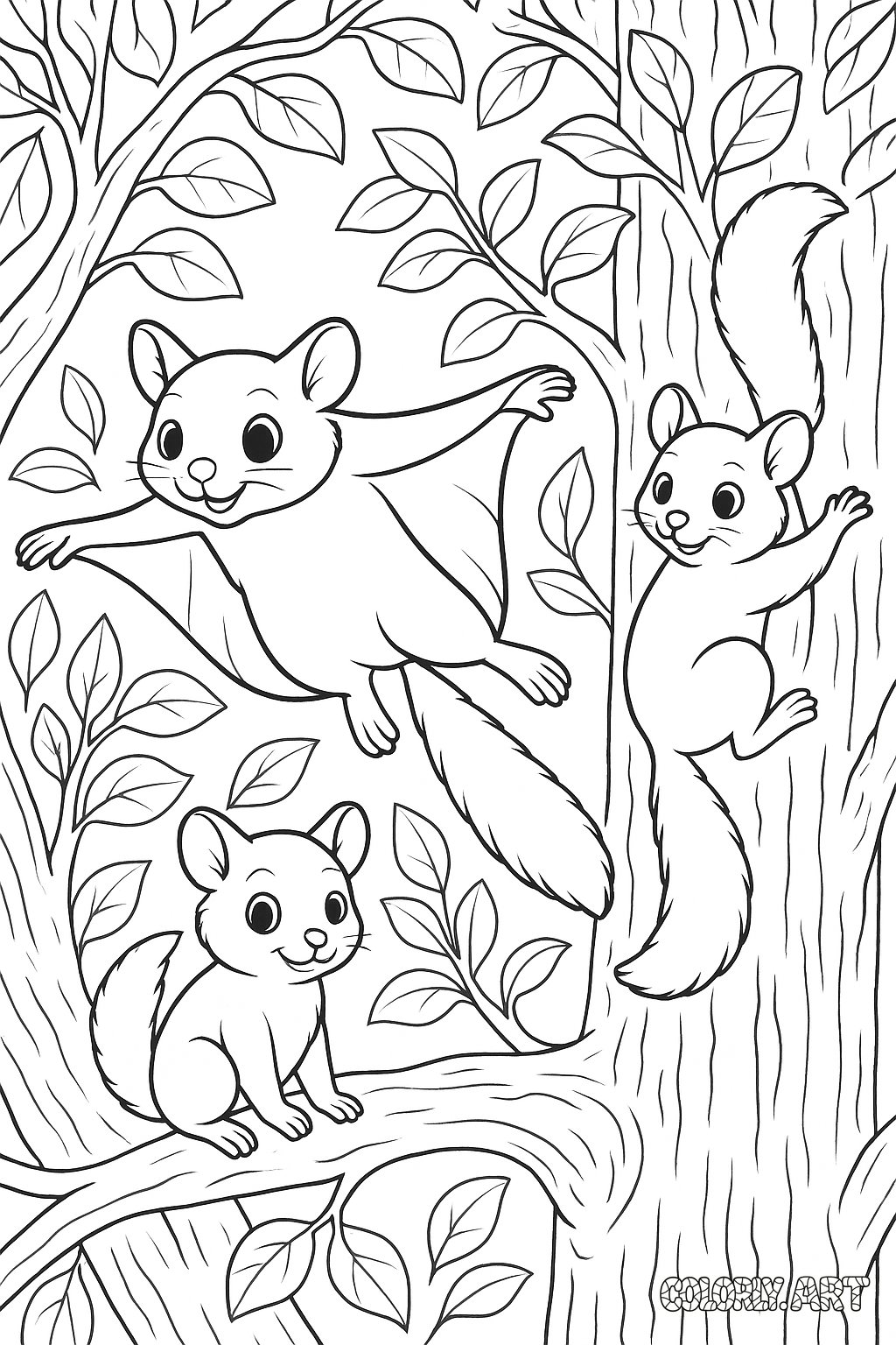 Flying-Squirrel-Family-Coloring-Book-Page-Colorly.art-(2).png