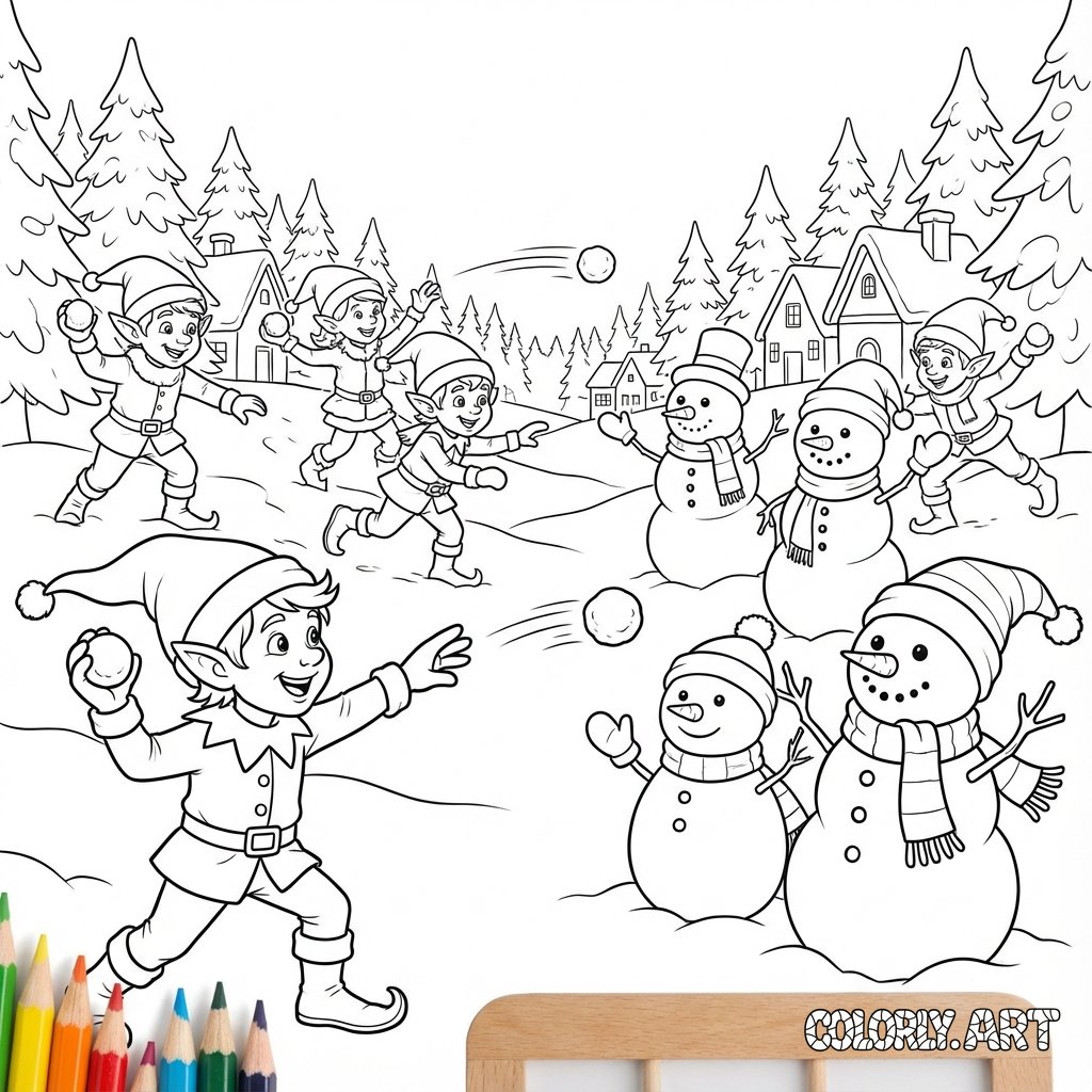 christmas-elves-vs-snowmen-snow-ball-wars_D-1764888350_coloring_book_image_colorly.art.png